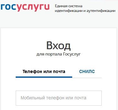 вход на сайт в госуслуги